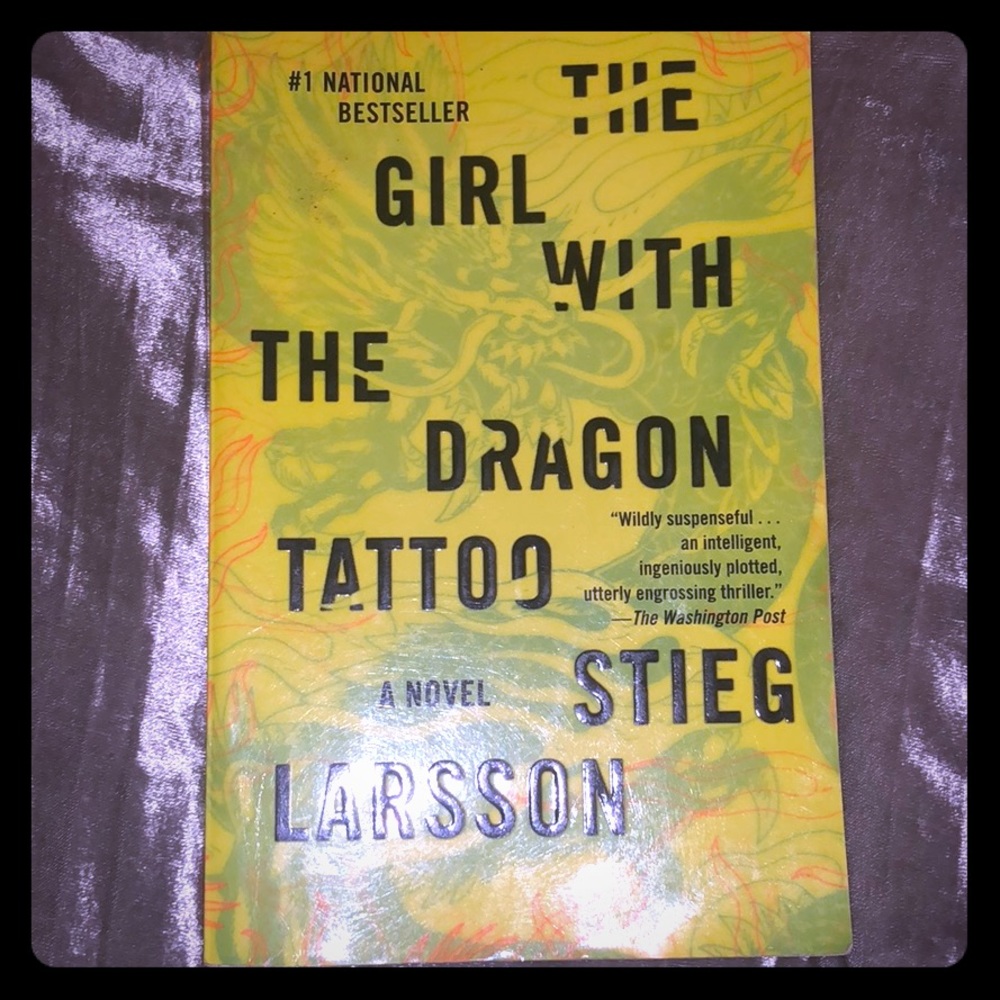 Girl with the dragon tattoo  by stieg Larsson